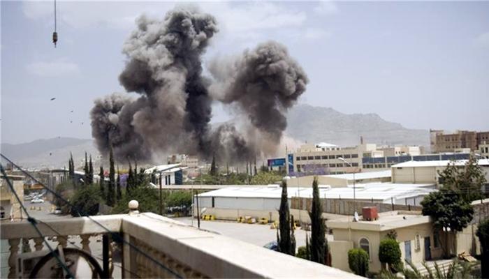 Saudi-led Air Strikes Hit Presidential Palace Yemen